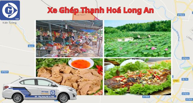 Xe Ghép Thạch Hóa Long An Tải App GVTaxi