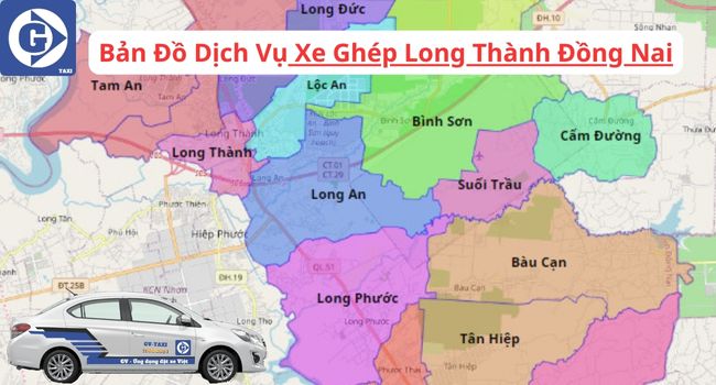 Xe Ghép Long Thành Đồng Nai Tải App GVTaxi