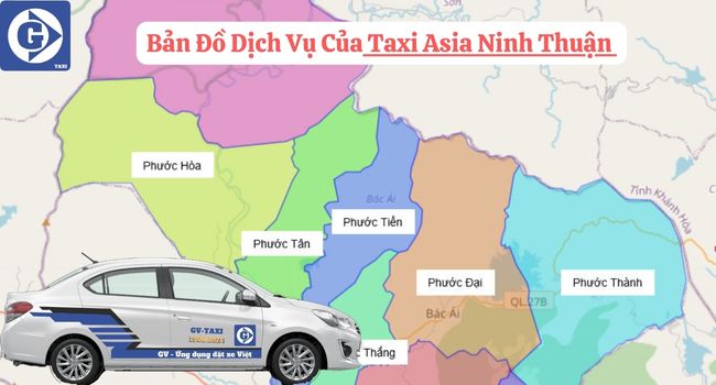 Taxi Asia Ninh Thuận Tải App GVTaxi