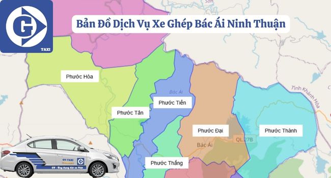 Xe Ghép Bác Ái Ninh Thuận Tải App GVTaxi