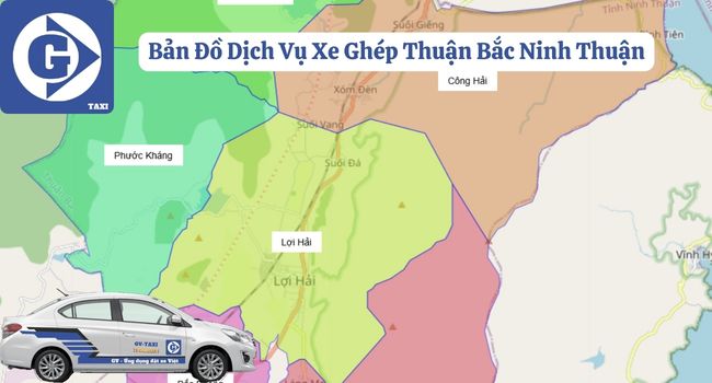 Xe Ghép Thuận Bắc Ninh Thuận Tải App GVTaxi