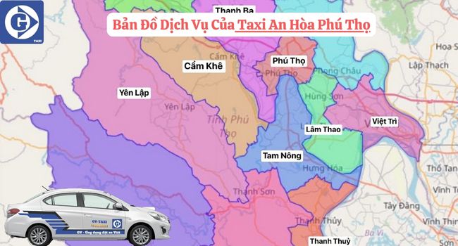 Taxi An Hòa Phú Thọ Tải App GVTaxi