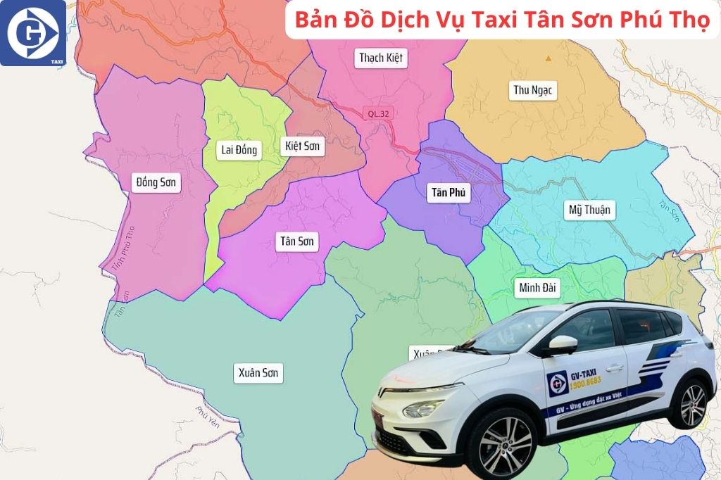 Taxi Tân Sơn Phú Thọ Tải App GV Taxi