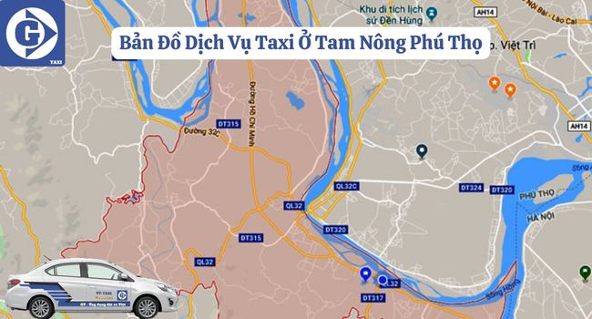 Taxi Ở Tam Nông Phú Thọ Tải App GVTaxi