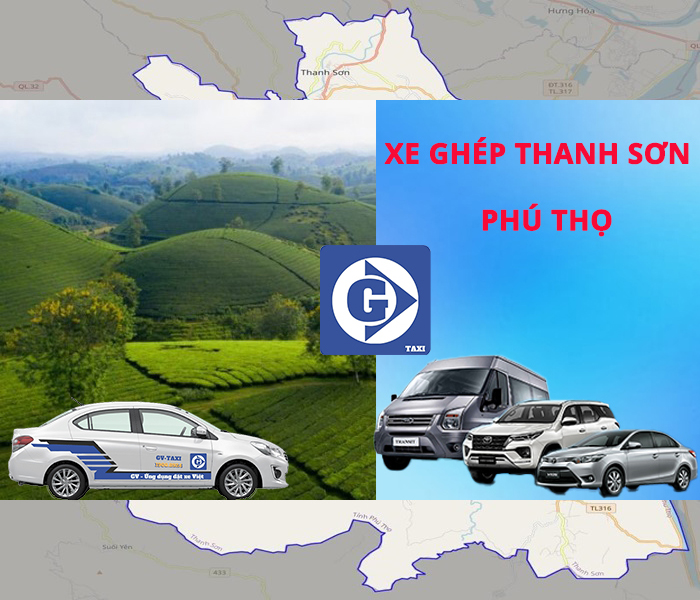 Xe Ghép Thanh Sơn Phú Thọ Tải App GV Taxi