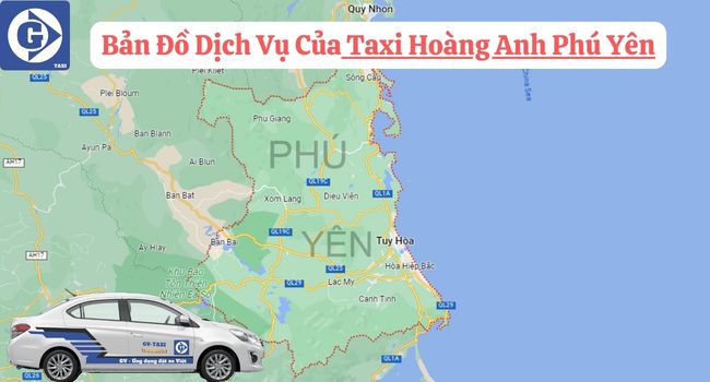 Taxi Hoàng Anh Phú Yên Tải App GVTaxi