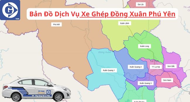 Xe Ghép Đồng Xuân Phú Yên Tải App GVTaxi