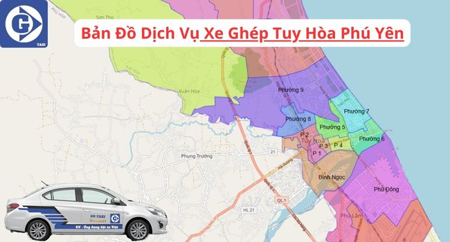 Xe Ghép Tuy Hòa Phú Yên Tải App GVTaxi