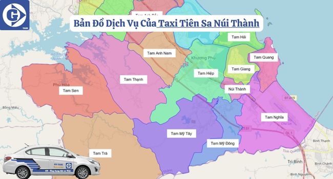 Taxi Tiên Sa Núi Thành Quảng Nam Tải App GVTaxi