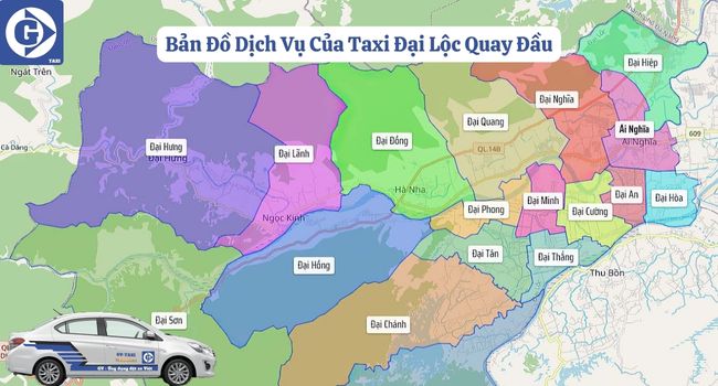 Taxi Đại Lộc Quay Đầu Tải App GVTaxi