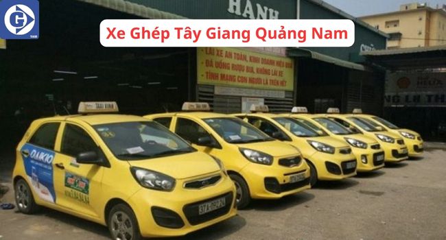 Xe Ghép Tây Giang Quảng Nam Tải App GVTaxi