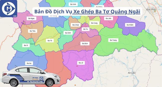 Xe Ghép Ba Tơ Quảng Ngãi Tải App GVTaxi