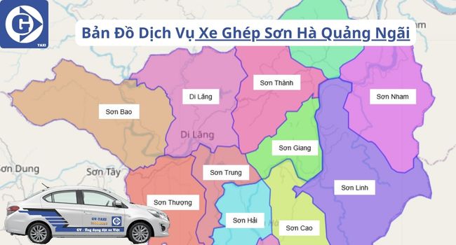 Xe Ghép Sơn Hà Quảng Ngãi Tải App GVTaxi