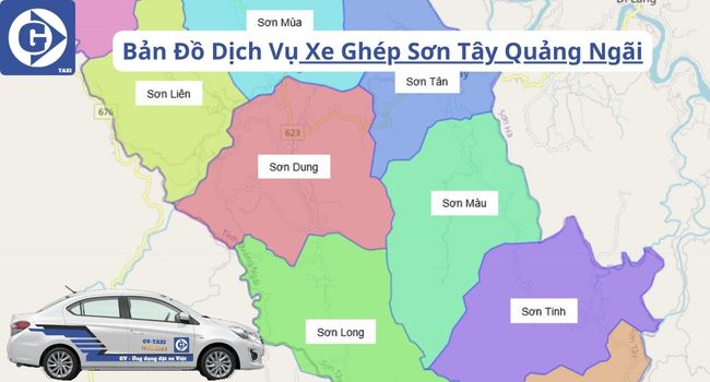 Xe Ghép Sơn Tây Quảng Ngãi Tải App GVTaxi