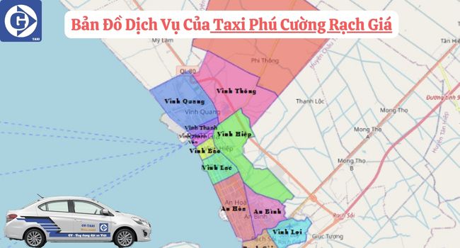 Taxi Phú Cường Rạch Giá Tải App GVTaxi