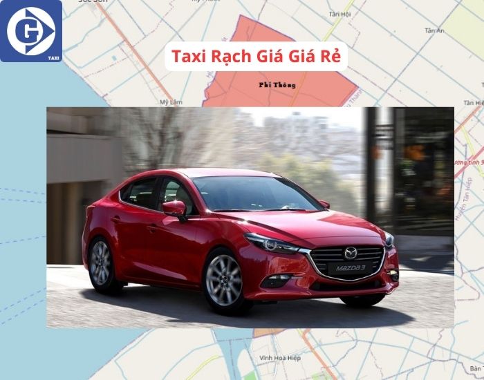 Taxi Rạch Giá Giá Rẻ Tải App GVTaxi  