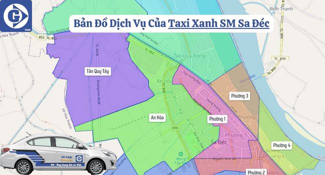 Taxi Xanh SM Sa Đéc Tải App GVTaxi