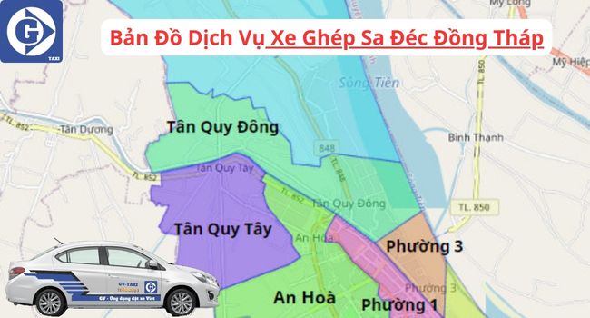 Xe Ghép Sa Đéc Đồng Tháp Tải App GVTaxi