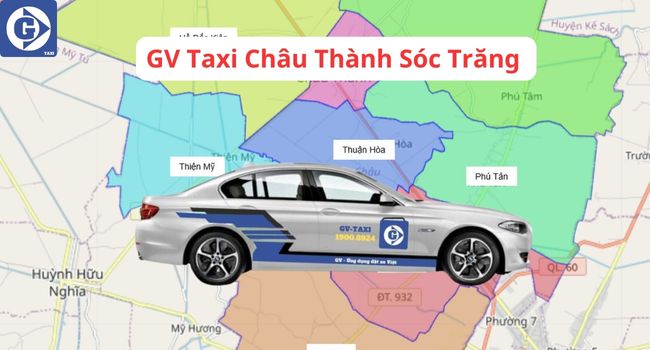 Taxi Châu Thành Sóc Trăng Tải App GVTaxi