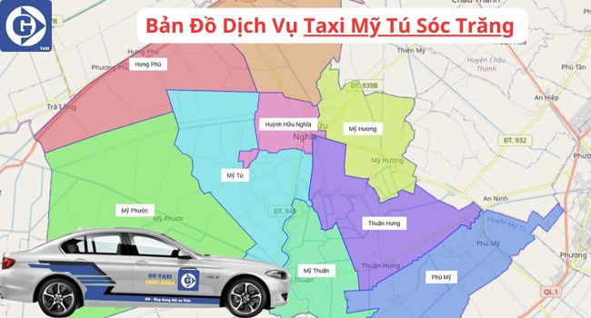 Taxi Mỹ Tú Sóc Trăng Tải App GVTaxi