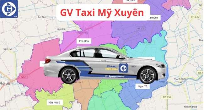 Taxi Mỹ Xuyên Sóc Trăng Tải App GVTaxi