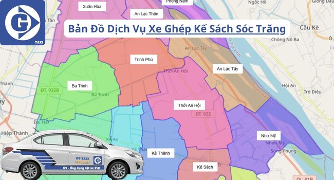 Xe Ghép Kế Sách Sóc Trăng Tải App GVTaxi