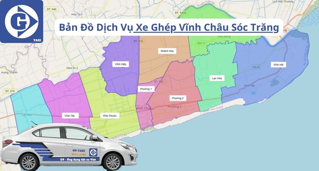 Xe Ghép Vĩnh Châu Sóc Trăng Tải App GVTaxi