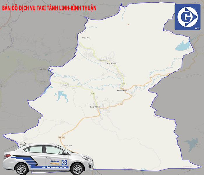 Taxi Tánh Linh Bình Thuận Tải App GV Taxi