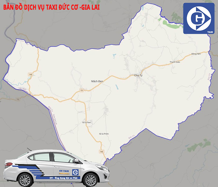 Taxi Đức Cơ Gia Lai Tải App GV Taxi