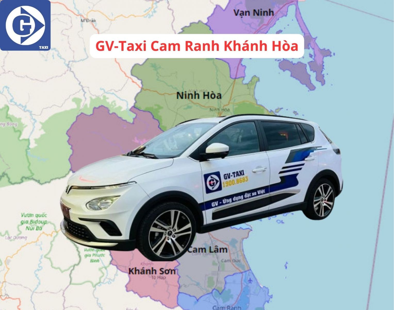 Taxi Cam Ranh Khánh Hòa Tải App GVTaxi