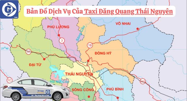 Taxi Đăng Quang Thái Nguyên Tải App GVTaxi