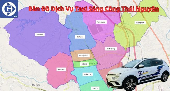 Taxi Sông Công Thái Nguyên Tải App GVTaxi