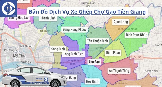 Xe Ghép Chợ Gạo Tiền Giang Tải App GVTaxi