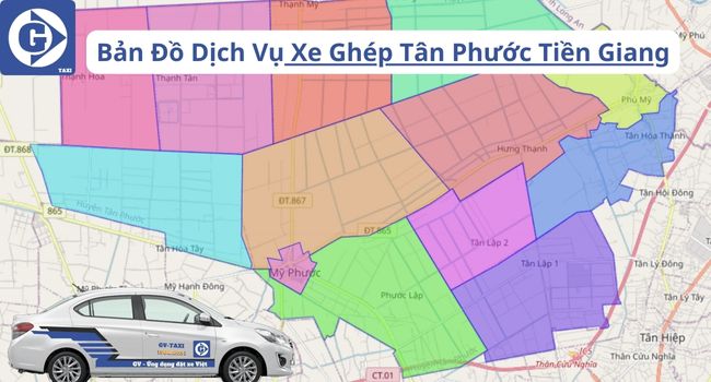 Xe Ghép Tân Phước Tiền Giang Tải App GVTaxi