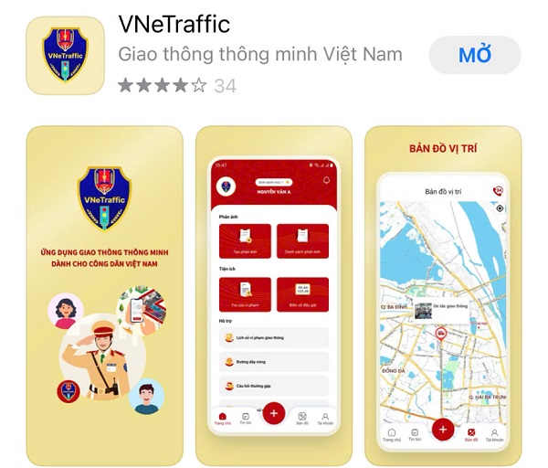 Phạt Nguội Trên VneTraffic