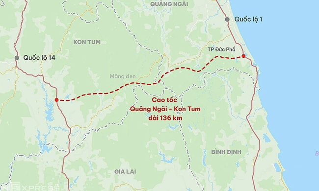 Dự Án Cao Tốc Quảng Ngãi Kon Tum
