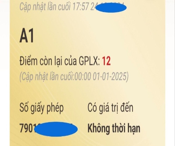 Quy Định Trừ Điểm GPLX