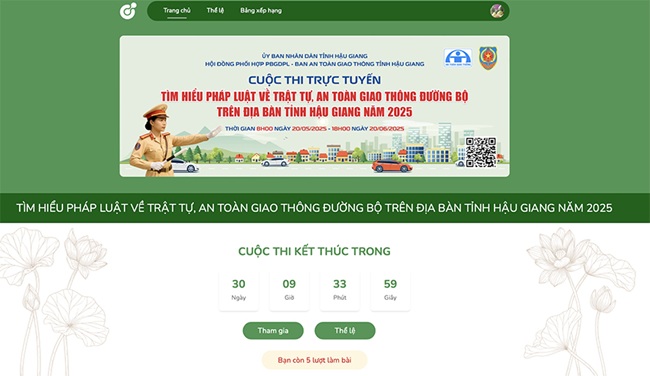 Cuộc Thi Về Trật Tự An Toàn Giao Thông