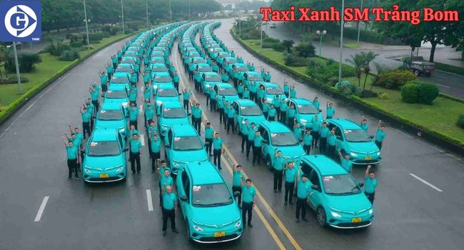 Taxi Xanh SM Trảng Bom Tải App GVTaxi