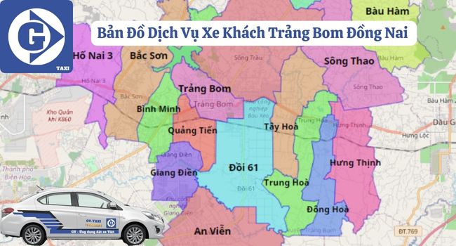 Xe Khách Trảng Bom Đồng Nai Tải App GVTaxi