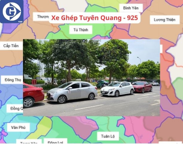 Xe Ghép Tuyên Quang Tải App GVTaxi