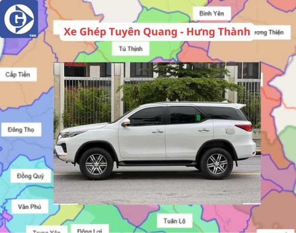 Xe Ghép Tuyên Quang Tải App GVTaxi