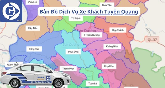 Xe Khách Tuyên Quang Tải App GVTaxi