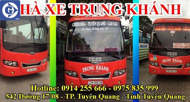 Xe Khách Tuyên Quang Tải App GVTaxi