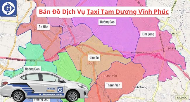 Taxi Tam Dương Vĩnh Phúc Tải App GVTaxi