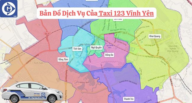 Taxi 123 Vĩnh Yên Tải App GVTaxi