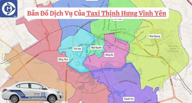 Taxi Thịnh Hưng Vĩnh Yên Tải App GVTaxi