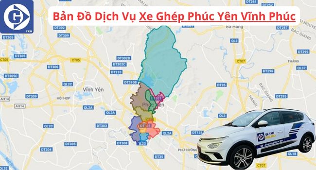 Xe Ghép Phúc Yên Vĩnh Phúc Tải App GVTaxi