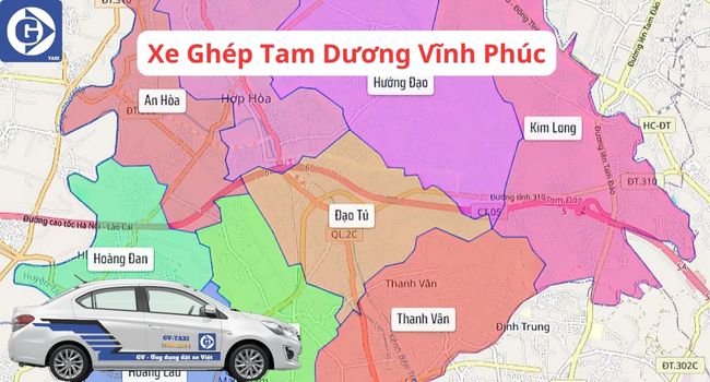 Xe Ghép Tam Dương Vĩnh Phúc Tải App GVTaxi