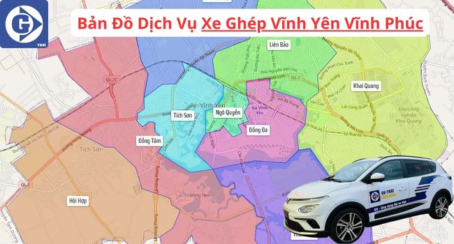 Xe Ghép Vĩnh Yên Vĩnh Phúc Tải App GVTaxi